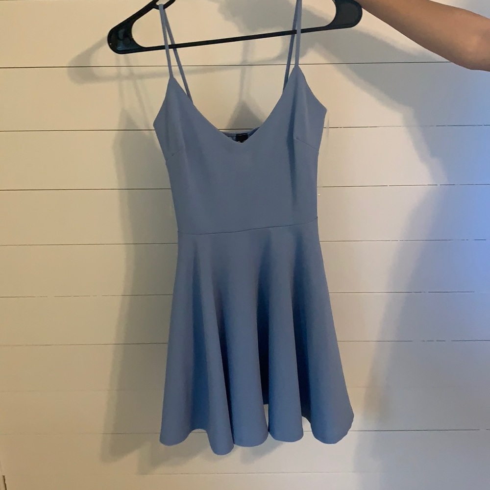 Blue dress